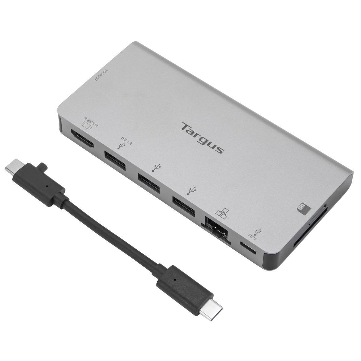 TARGUS DOCK414EU USB C 4K HDMI 100 WATT PT, Alle gängigen Hersteller, Alle gängigen Modelle, Grau