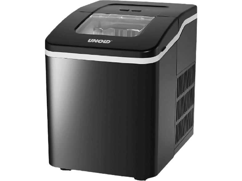 Unold 48935 Freeze Eiswürfelbereiter (120 Watt, 1,6 l, Schwarz)
