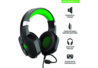 TRUST Gaming GXT 323X Carus, Over-ear Gaming Headset Schwarz