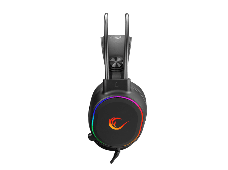 rampage rogue usb rgb ledli nano mikrofonlu gaming kulak ustu kulaklik siyah oyuncu kulakliklari