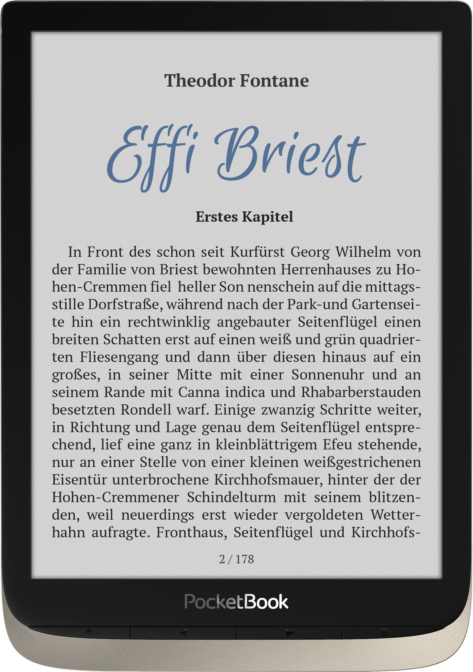 POCKETBOOK InkPad Color Moon Silver  16 GB eReader Silber