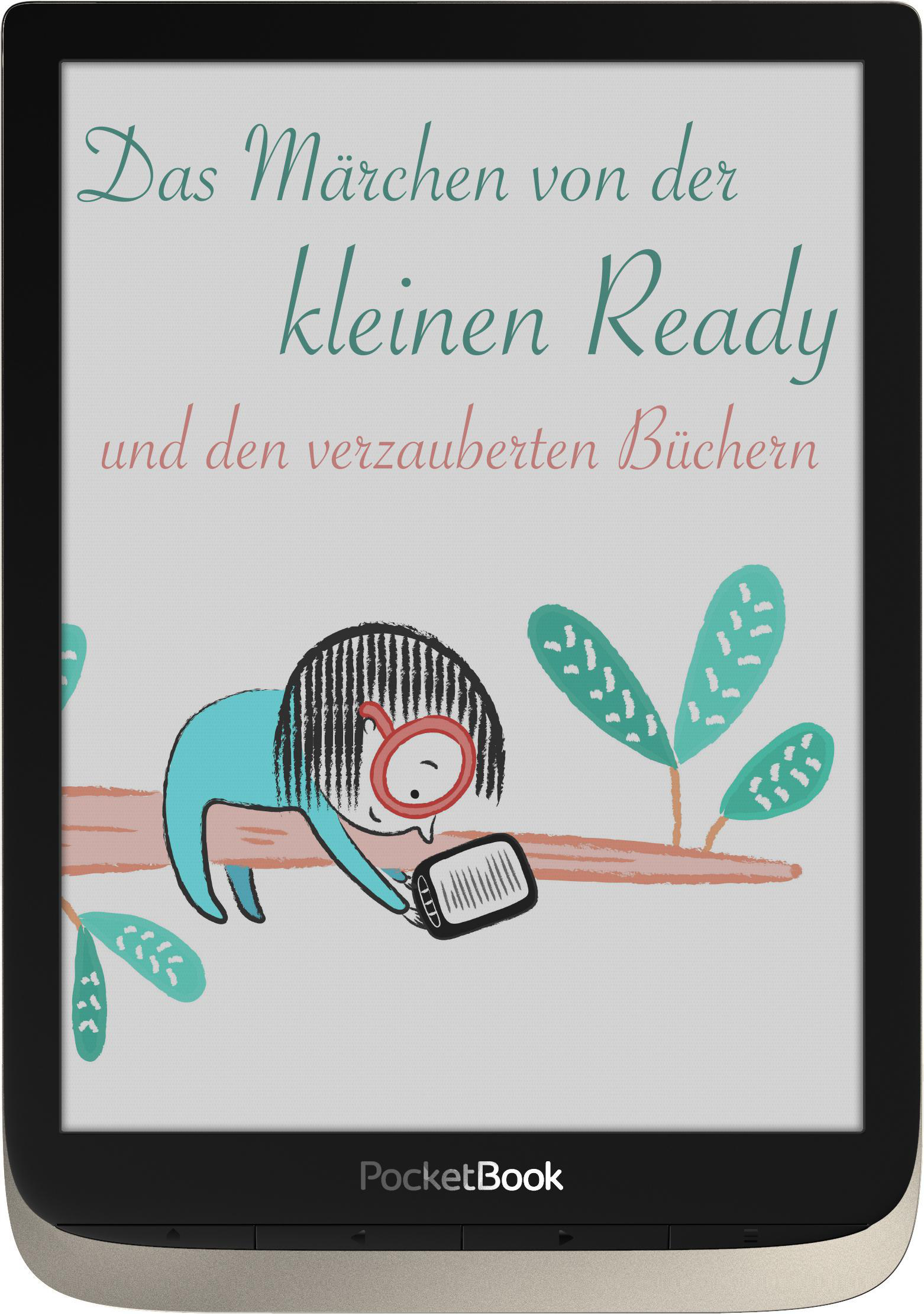 POCKETBOOK InkPad Color Moon Silver  16 GB eReader Silber