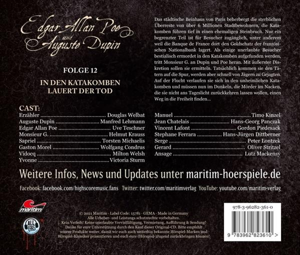 Die Rückseite einer CD-Hülle mit Text und Logos.