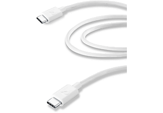 CELLULARLINE USB-C to USB-C USB Şarj + Data Kablosu 2 Metre Beyaz_0