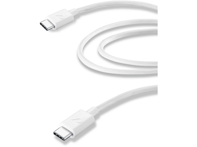 CELLULARLINE USB-C to USB-C USB Şarj + Data Kablosu 2 Metre Beyaz