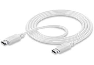 CELLULARLINE 5A USB USB-C to USB-C 45W Süper Hızlı Şarj ve Data Kablosu Beyaz