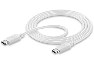 CELLULARLINE 5A USB USB-C to USB-C 45W Süper Hızlı Şarj ve Data Kablosu Beyaz_0