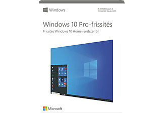 Windows 10 Pro frissítés Windows 10 Home rendszerről (Elektronikusan letölthető szoftver - ESD) (PC)