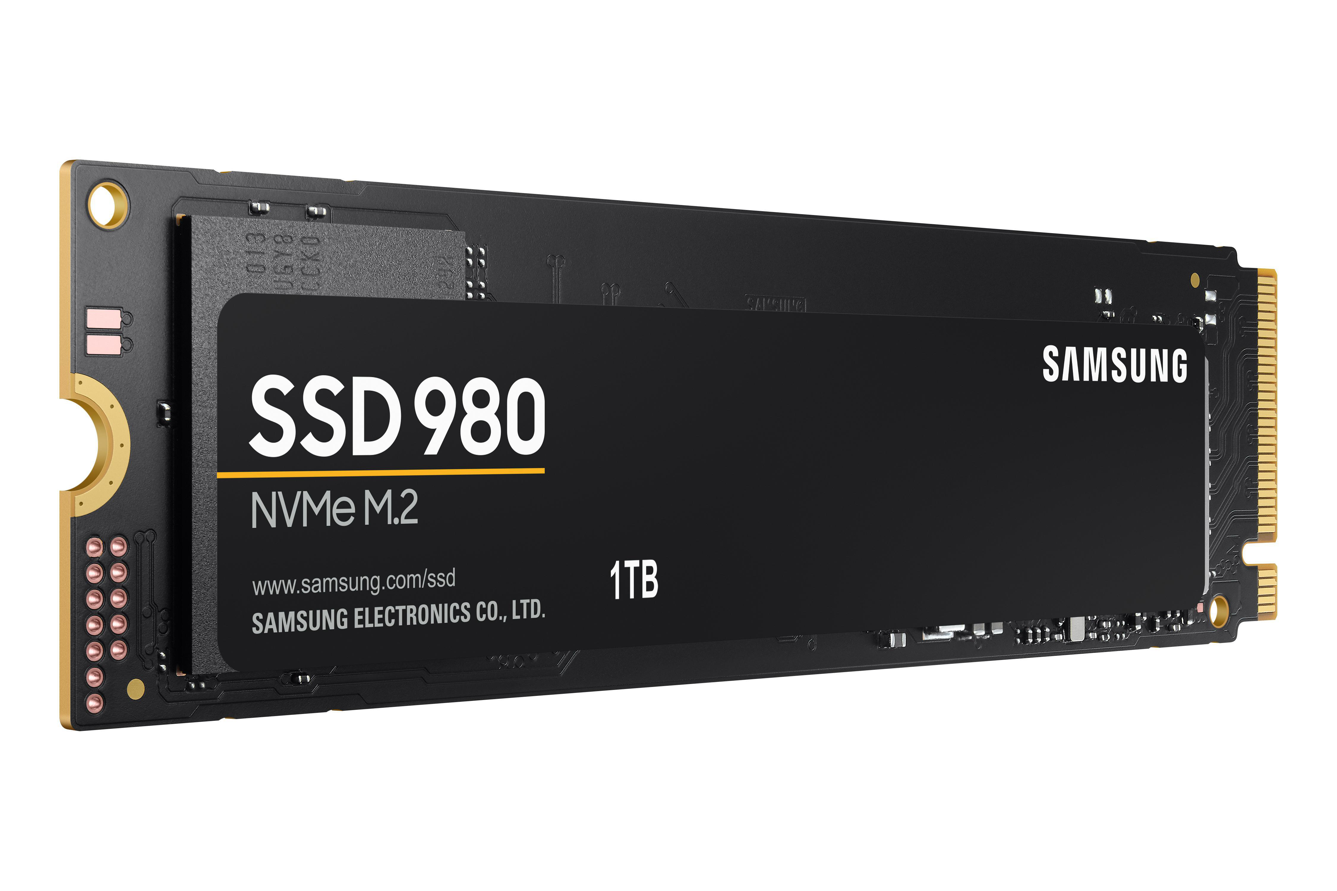 SAMSUNG 980 1 SSD Festplatte intern via M.2 NVMe, Retail, TB