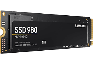 SAMSUNG 980 Festplatte Retail, 1 TB SSD M.2 via NVMe, intern