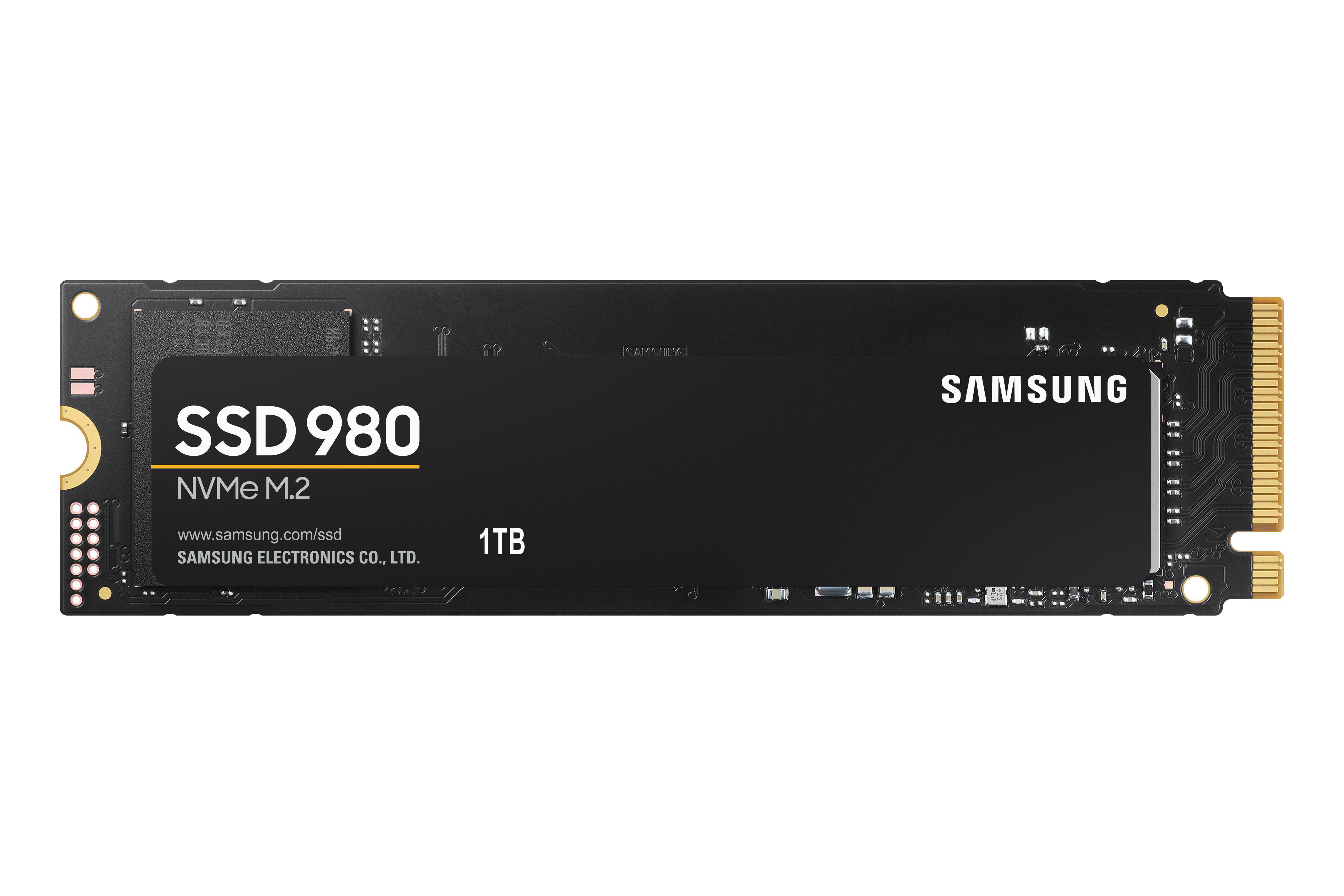 SAMSUNG 980 Festplatte Retail, 1 M.2 SSD via intern NVMe, TB