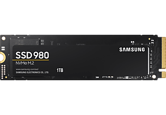 SAMSUNG 980 Festplatte Retail, 1 TB SSD M.2 via NVMe, intern