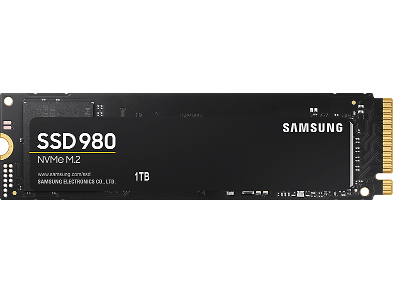 Festplatte 980 SAMSUNG NVMe, SSD Retail, intern M.2 1 via TB