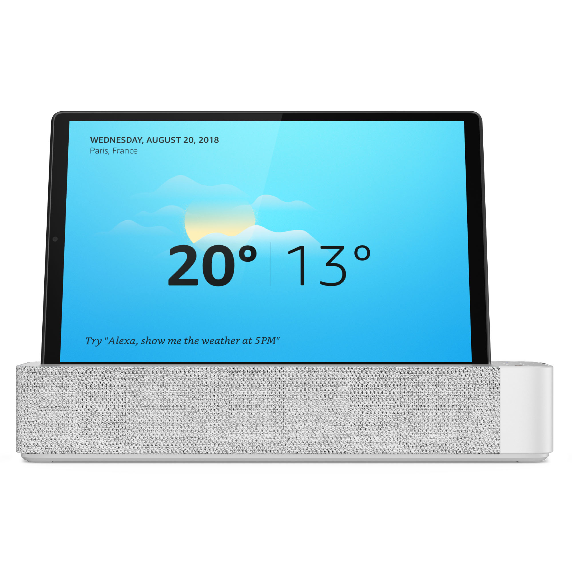 LENOVO Smart Tab M10 HD mit Amazon Alexa, Tablet, 64 GB, 10,1 Zoll, Platinsilber