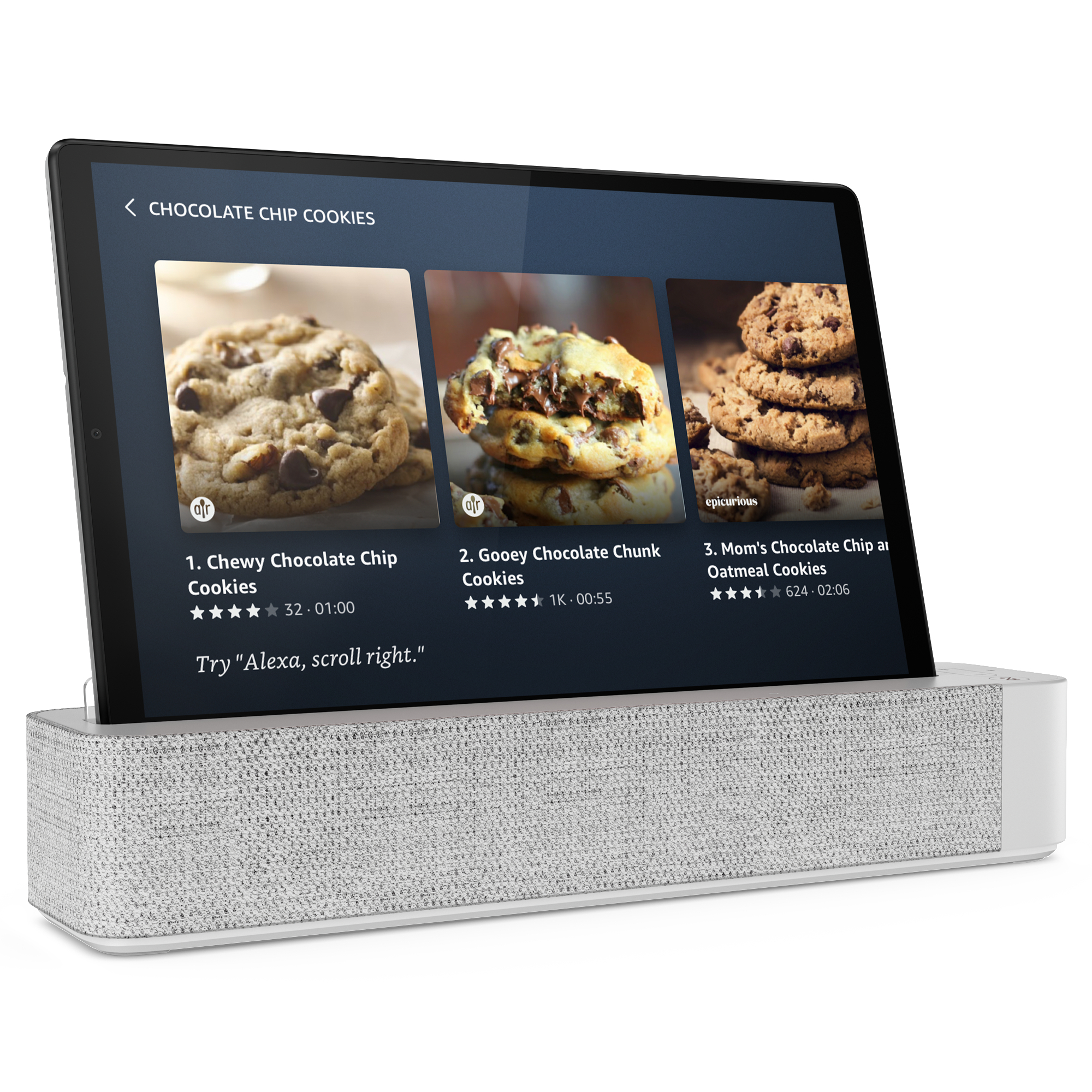 LENOVO Smart Tab M10 HD mit Amazon Alexa, Tablet, 64 GB, 10,1 Zoll, Platinsilber