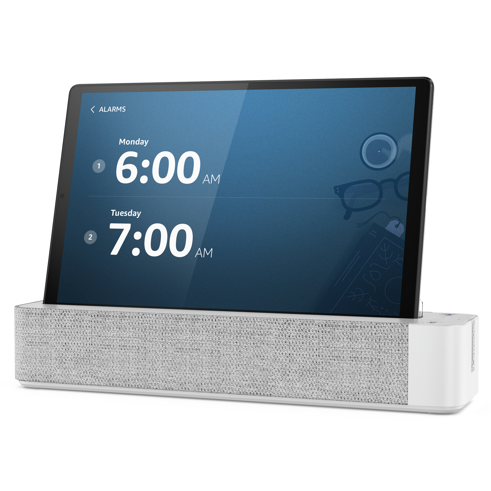 LENOVO Smart Tab M10 HD mit Amazon Alexa, Tablet, 64 GB, 10,1 Zoll, Platinsilber