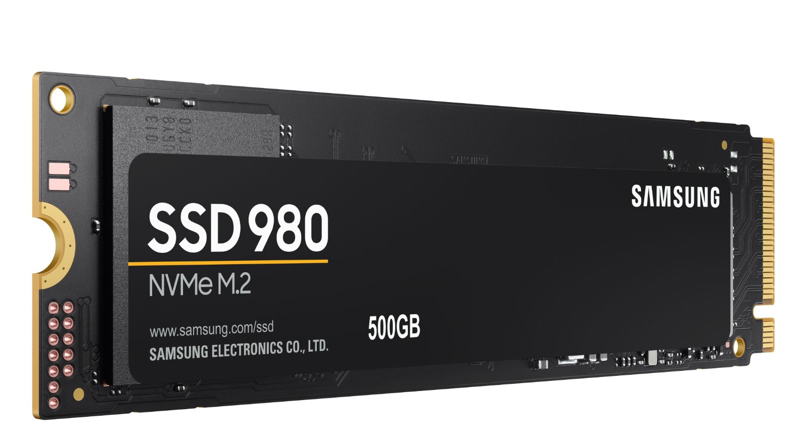 SSD Retail, intern 500 via Festplatte M.2 980 GB NVMe, SAMSUNG