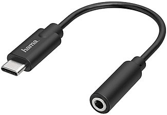 Cable audio | Hama 00205282, Enchufe USB-C, Puerto Jack de 3.5 mm,