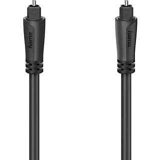 Cable audio - Hama 00205135, 3 m, Toslink ODT, Negro