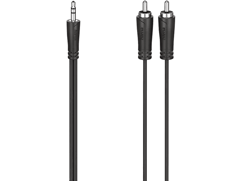 DCU 302115 Negro / Cable jack 3.5 (M) a 2 RCA 1.5m
