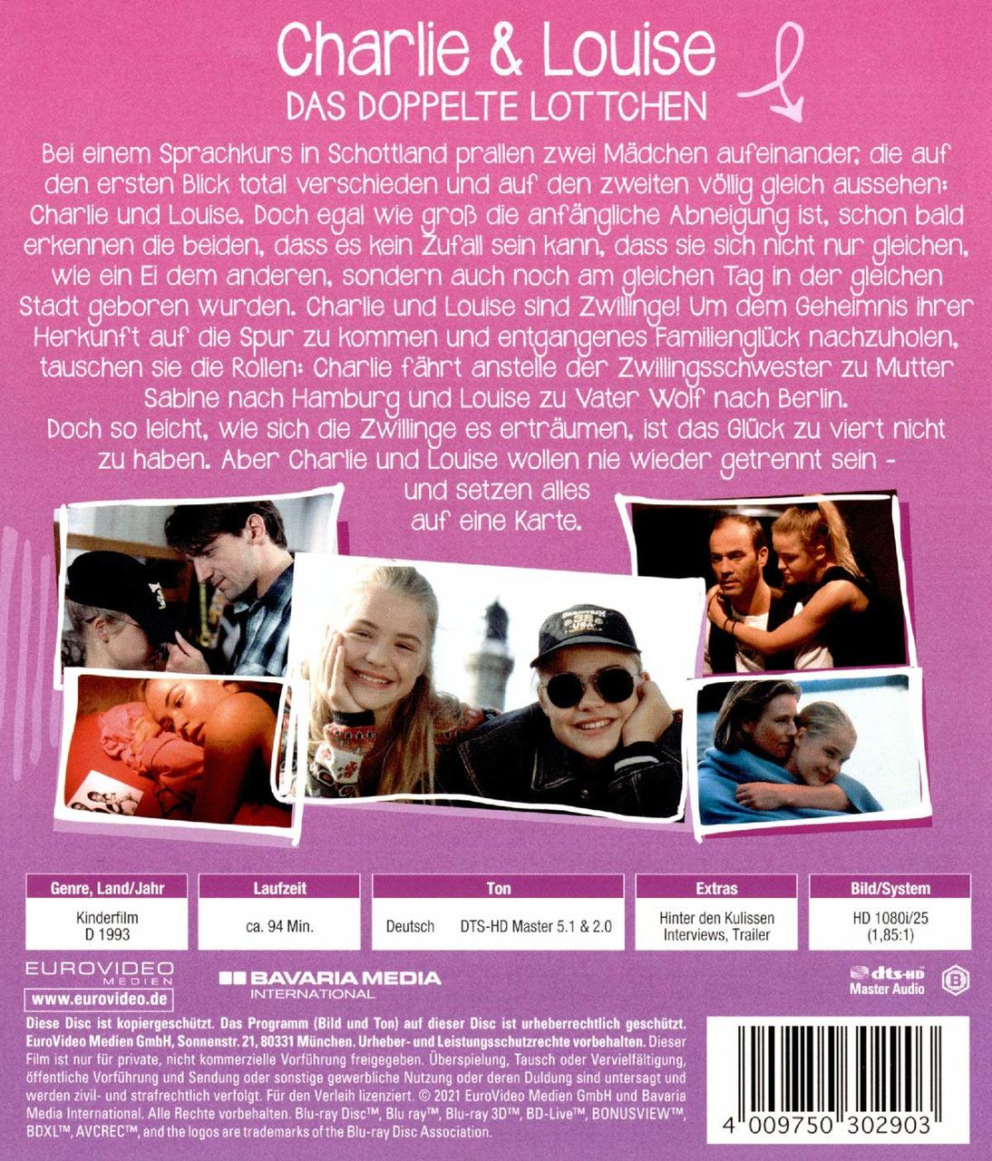 Rückseite einer DVD, Text und Bilder eines Films.