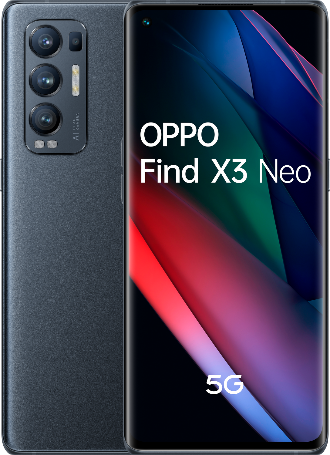 Oppo Find X3 neo 5g 12gb de ram 256gb negro smartphone dual sim carga 65w 6.55 12 256 12256gb libre 6.5 865 4500 256gb+12gb 655