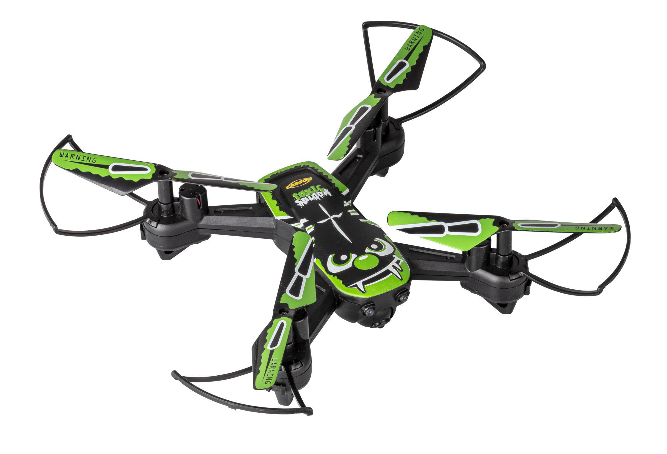 X4 2.0 Quadcopter Toxic Spider CARSON ferngesteuerte RTF 100% Drohne, Grün