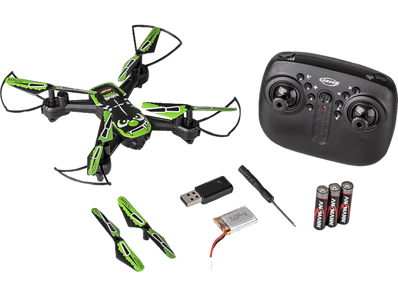 Drohne, Quadcopter RTF Spider ferngesteuerte Toxic CARSON 100% 2.0 Grün X4