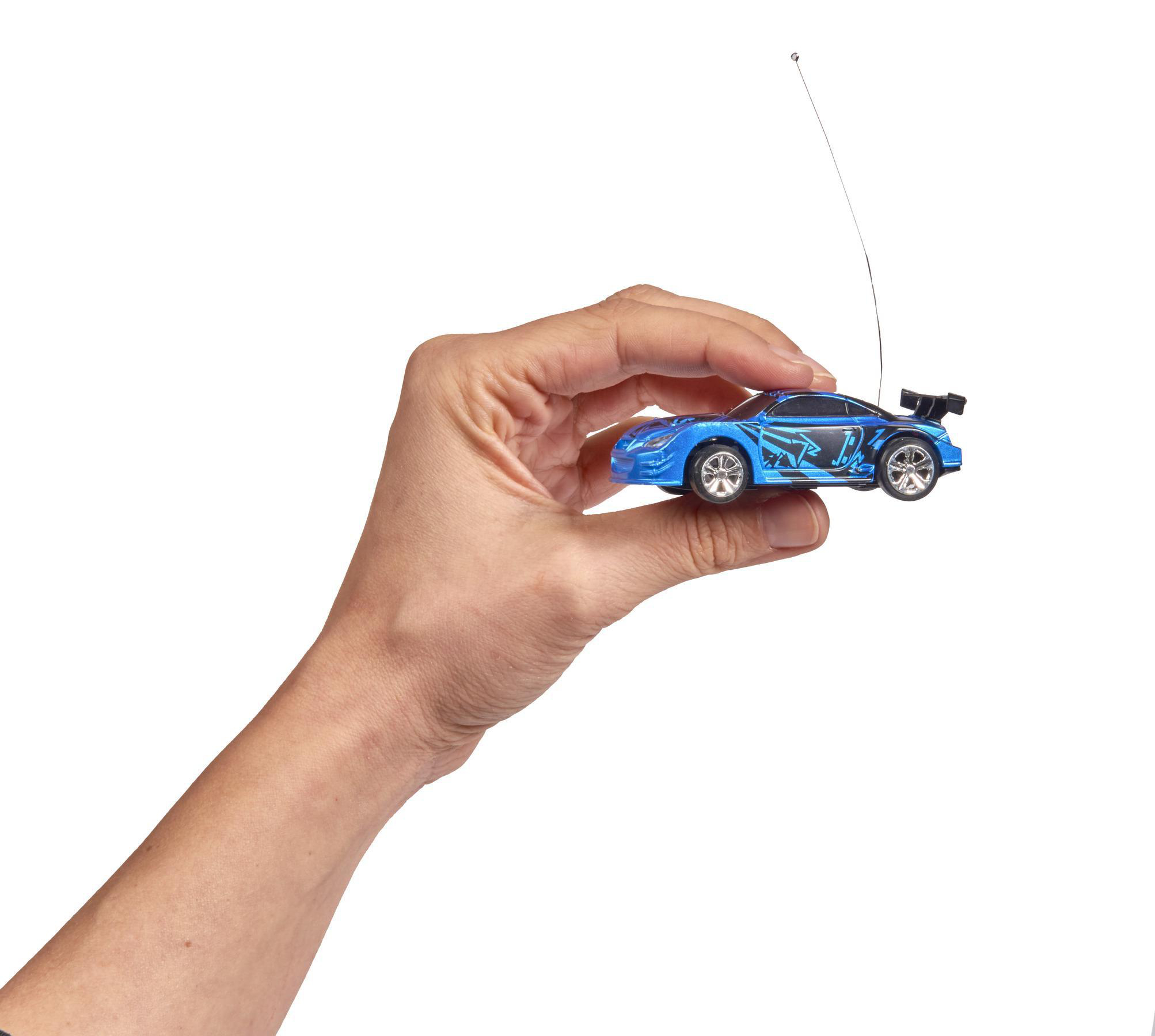 CARSON 1:60 Nano Racer Dragon 27 MHz 100% RTR ferngesteuertes Spielfahrzeug, Blau
