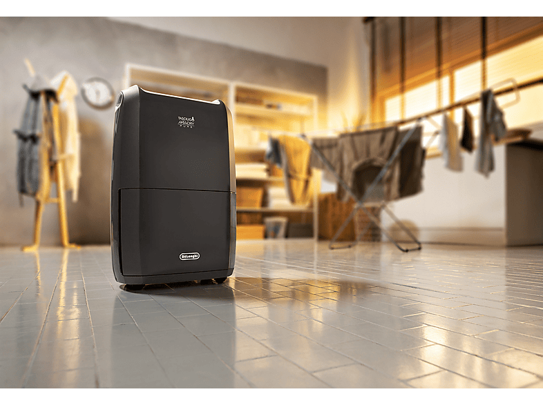 De'Longhi DDSX220WFA Luftentfeuchter Schwarz (490 Watt, Entfeuchterleistung: 21 l/d, 90 m³) — Foto 2 von 5