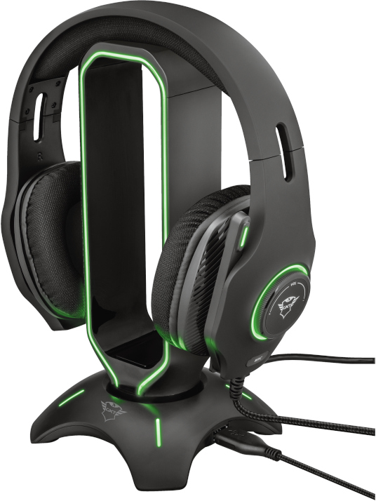 TRUST Support casque gaming Cintar RGB Noir (23647)