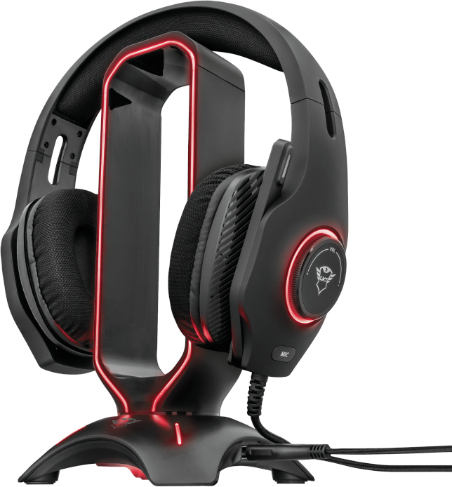 TRUST Support casque gaming Cintar RGB Noir (23647)