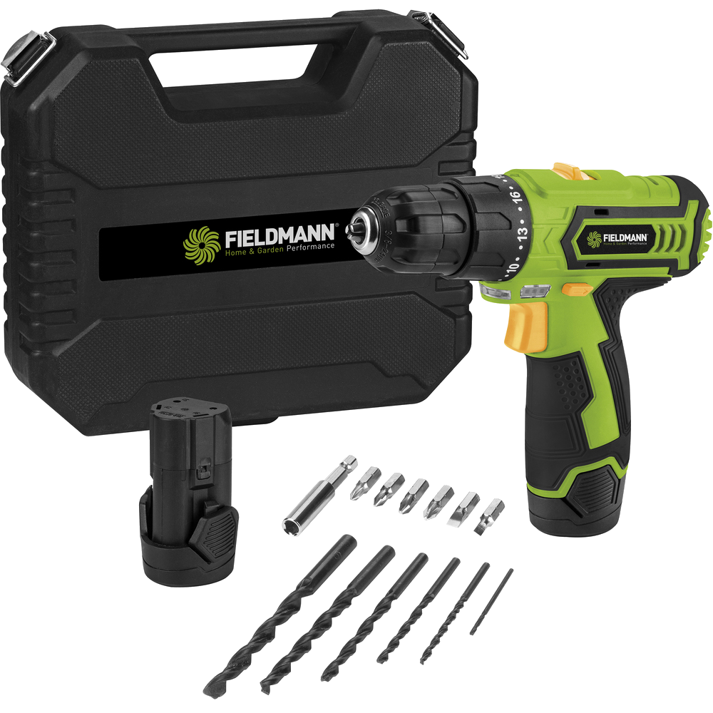 FIELDMANN FDV 10252-A Akkumulátoros fúró/csavarozó, 12V