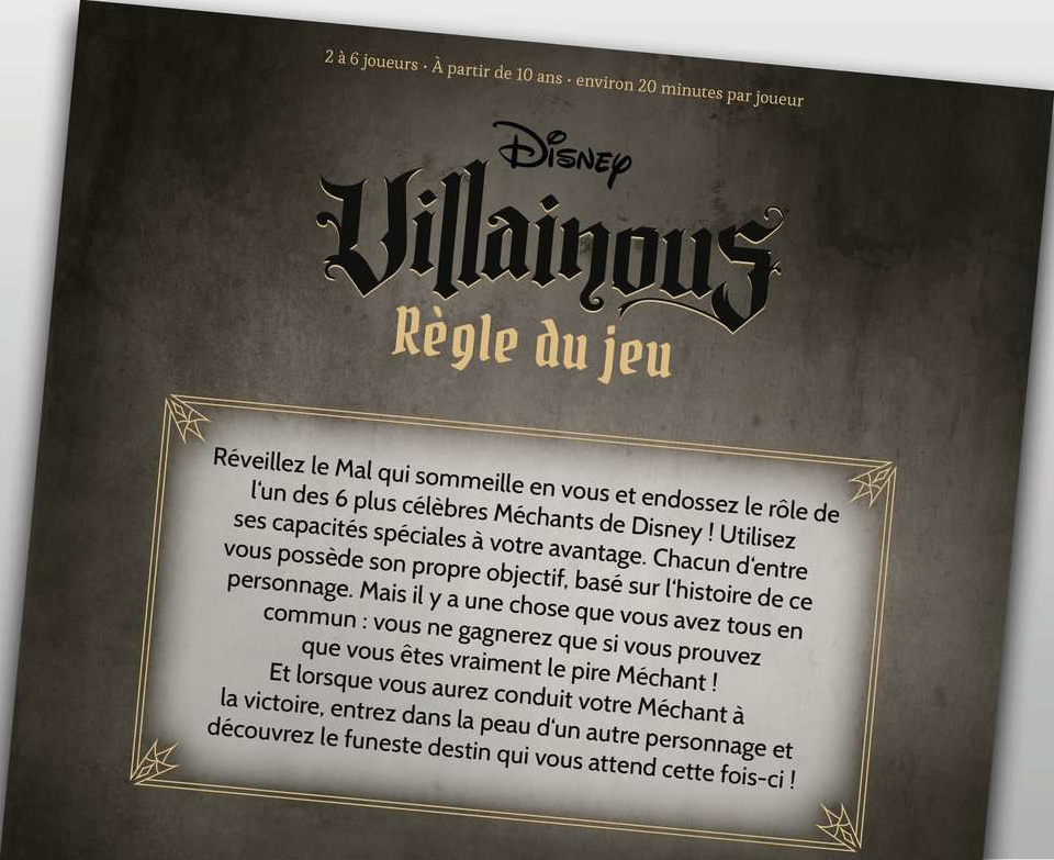 RAVENSBURGER Disney - Villainous (französisch) - Brettspiel (Mehrfarbig)