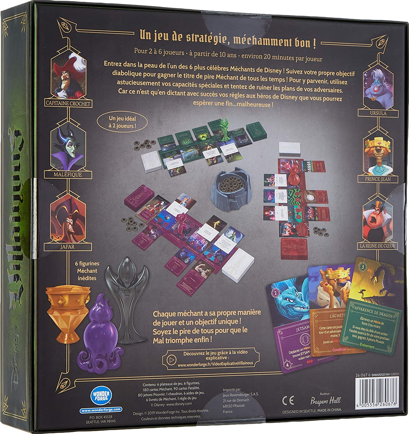 RAVENSBURGER Disney - Villainous (französisch) - Brettspiel (Mehrfarbig)