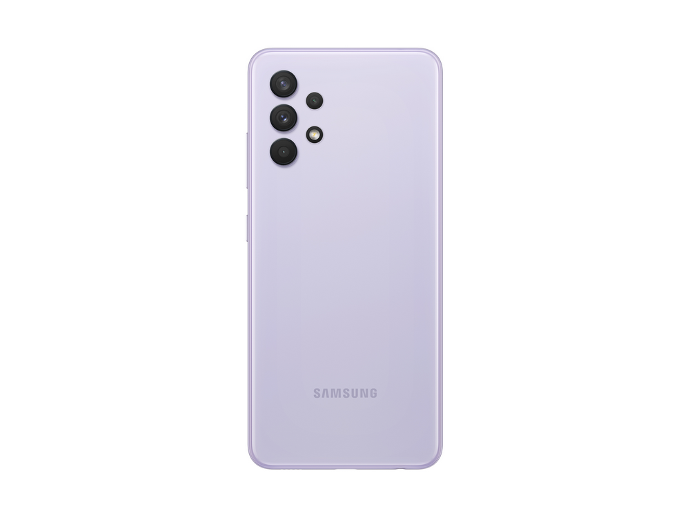 Móvil - Samsung Galaxy A32, Violeta, 128 GB, 4 GB, 6.4", Full HD+, Mediatek Helio G80, 5000 mAh, Android 11