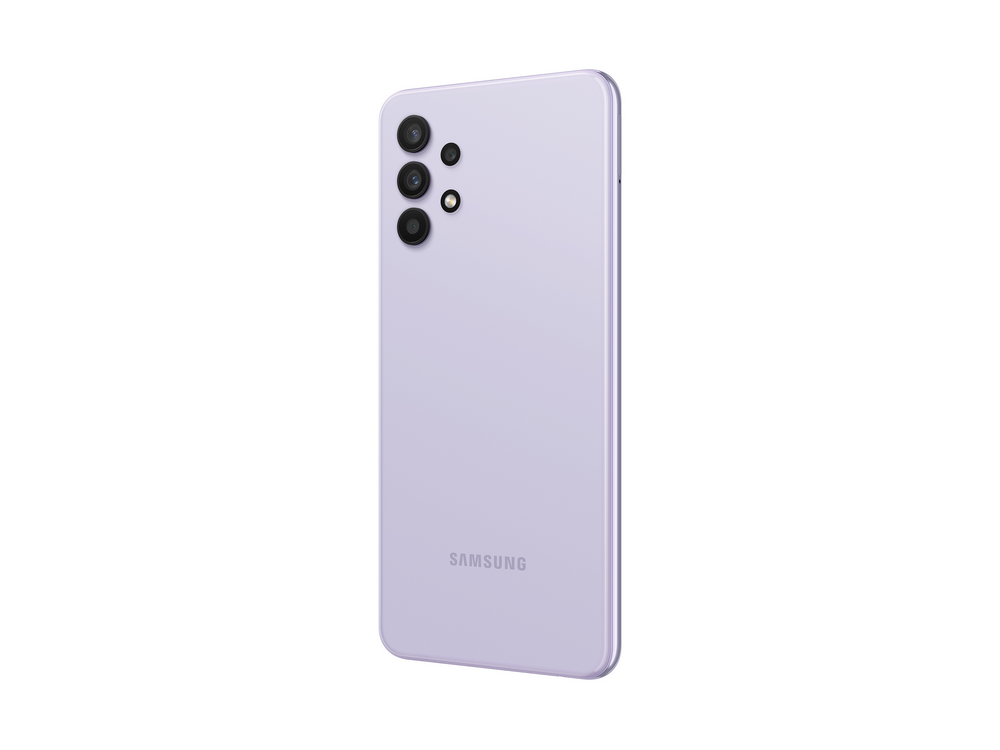 Móvil - Samsung Galaxy A32, Violeta, 128 GB, 4 GB, 6.4", Full HD+, Mediatek Helio G80, 5000 mAh, Android 11