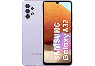 Móvil - Samsung Galaxy A32, Violeta, 128 GB, 4 GB, 6.4", Full HD+, Mediatek Helio G80, 5000 mAh, Android 11