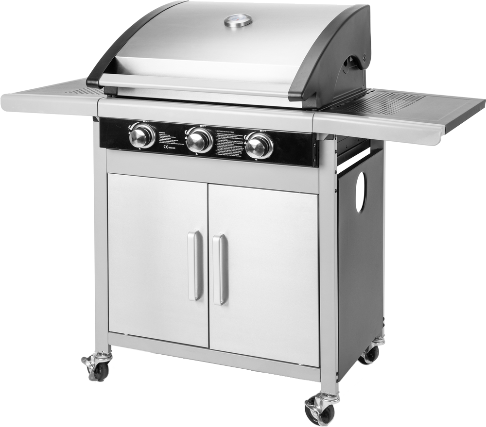 FIELDMANN FZG 3005 INOX Gázos grill 3 égőfejes