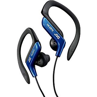 Auriculares deportivos - JVC HA-EB75, De botón, Con Cable, Jack de 3.5 mm, Azul