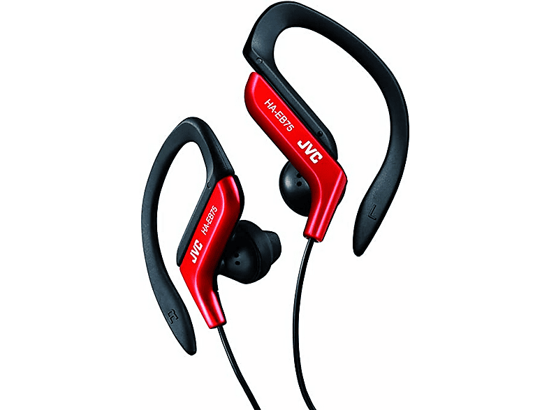 Auriculares deportivos elbe au-107-mic/ con micrófono/ jack 3.5/ rojo y  negro