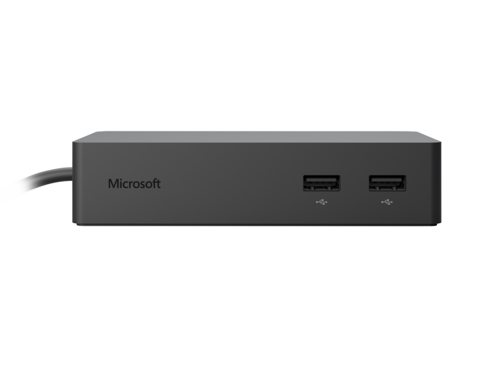 Docking Station - Microsoft Surface Dock, 199 W, Para Microsoft Surface, 4x USB-C, Ethernet Gigabit, Negro
