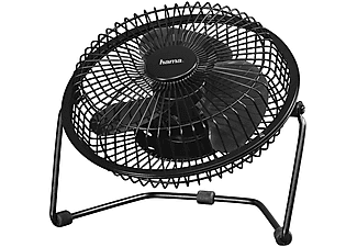 Ventilador para portátil | Hama 00012160, 15 cm, Métal, USB, 2 niveles, Inclinación 360º, Silencioso,
