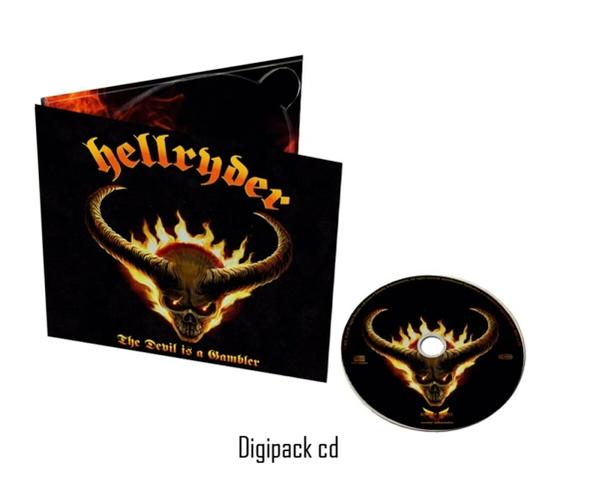 CD-Hülle mit Albumcover eines Schädels mit Hörnern und CD mit gleichem Bild.