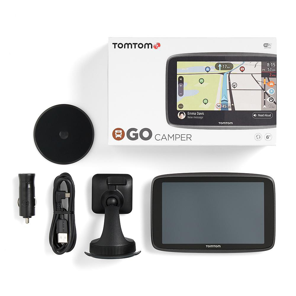 TomTom Camping Navigationsgerät Updates TomTom für Road GO Sonderziele (6 Wi-Fi, Welt, Trips) Karten-Updates Camper Zoll, und Wohnmobile über Wohnwagen