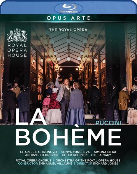 Opera Orch. Castronovo/Yoncheva/Villaume/The BOHEME Royal - LA (Blu-ray) -