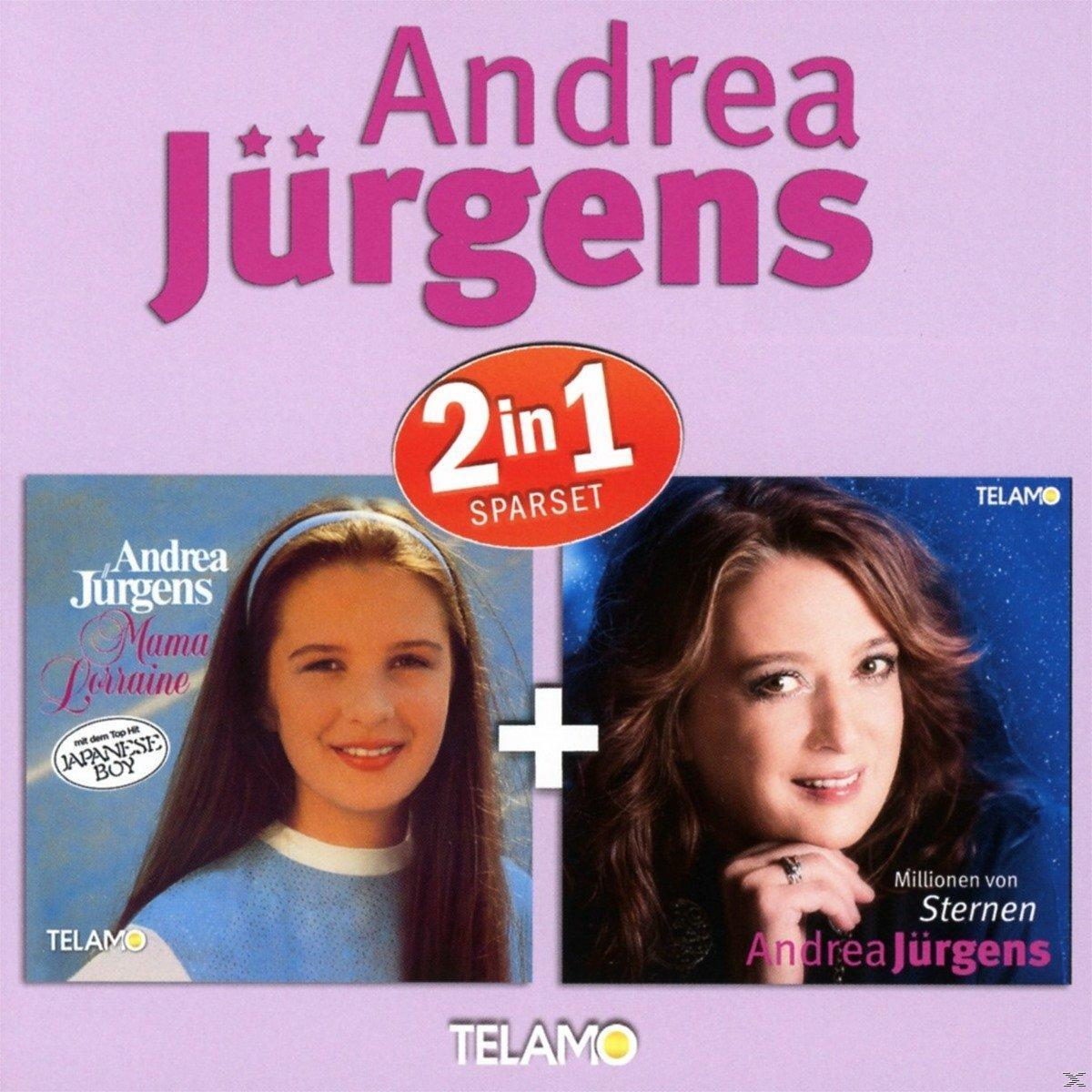 Albumcover mit zwei Bildern einer Frau. Text lautet 'Andrea Jürgens'.