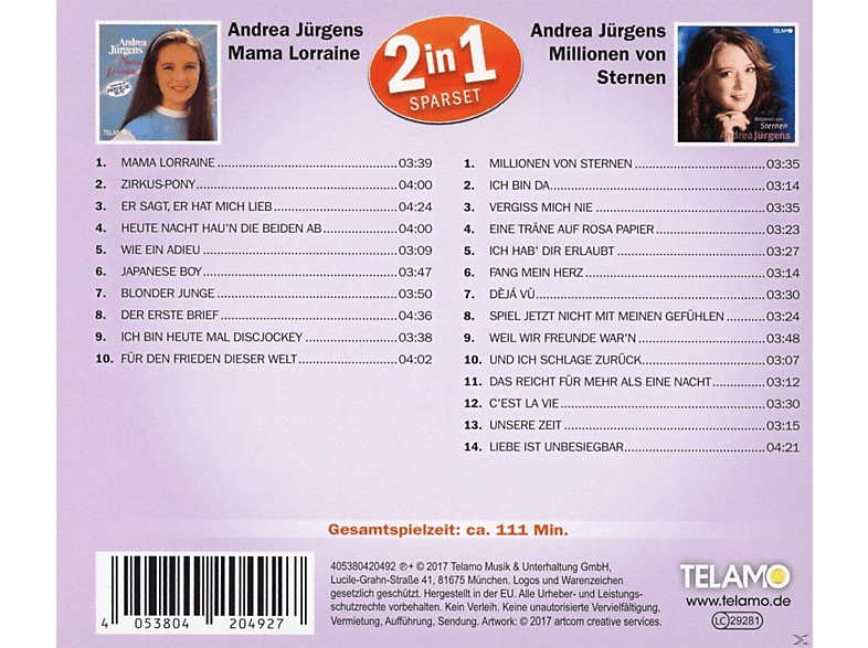 Thumbnail - Andrea Jürgens - 2 in 1 (CD)