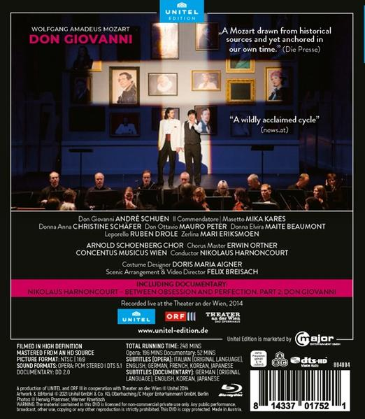 Giovanni Schuen/Schäfer/Harnoncourt/Concentus - - Don (Blu-ray) Wien Musicus