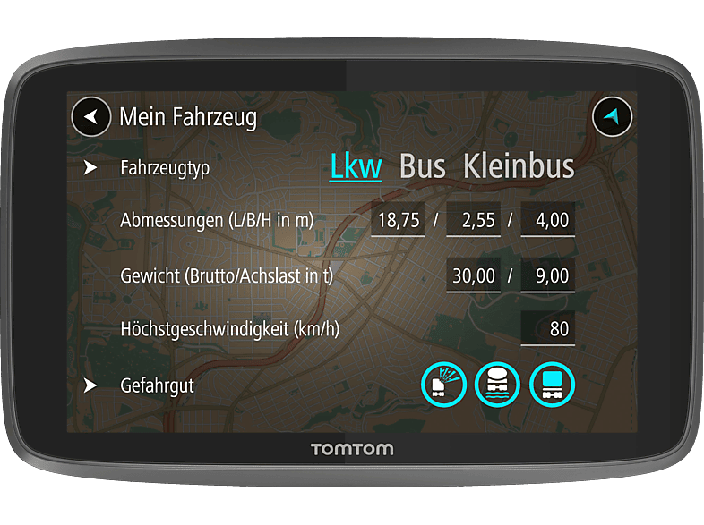 TomTom LKWNavigationsgerät GO Professional 6200 (6 Zoll, Sonderziele